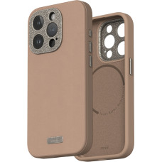 Чохол-накладка Moshi Napa Slim Hardshell Case Woodsmoke Brown для iPhone 15 Pro (99MO231107)