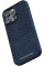 Чохол-накладка Njord Salmon Leather MagSafe Case Blue для iPhone 14 Pro Max (NA44SL01)