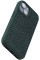 Чохол-накладка Njord Salmon Leather MagSafe Case Green для iPhone 15 (NA51SL02)