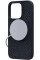 Чохол-накладка Njord Salmon Leather MagSafe Case Black для iPhone 15 Pro (NA53SL00)