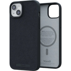 Чохол-накладка Njord Suede MagSafe Case Black для iPhone 15 Plus (NA52SU00)