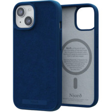 Чохол-накладка Njord Suede MagSafe Case Blue для iPhone 15 (NA51SU01)