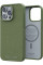 Чохол-накладка Njord Suede MagSafe Case Olive для iPhone 15 Pro Max (NA54SU06)