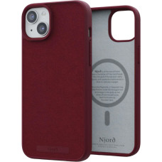 Чохол-накладка Njord Suede MagSafe Case Red для iPhone 15 Plus (NA52SU11)
