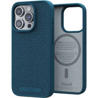Чехол-накладка Njord Fabric MagSafe Case Deep Sea для iPhone 15 Pro