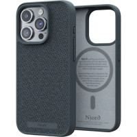 Чехол-накладка Njord Fabric MagSafe Case Dark Grey для iPhone 15 Pro