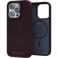 Чехол-накладка Njord Salmon Leather MagSafe Case Rust для iPhone 15 Pro