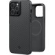 Чохол-накладка Pitaka MagEZ Case Pro 3 Twill Black/Grey для iPhone 14 Pro (KI1401PP)
