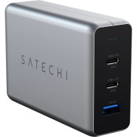 Сетевое зарядное устройство Satechi 100W USB-C PD Compact GaN Space Gray (ST-TC100GM-EU)