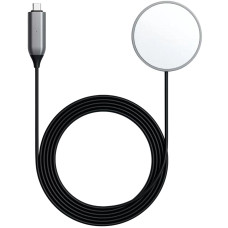 Бездротовий зарядний пристрій Satechi USB-C Magnetic Wireless Charging Cable Space Grey (ST-UCQIMCM)