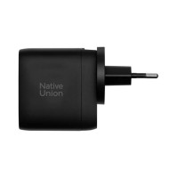Мережевий зарядний пристрій Native Union Fast GaN Charger PD 67W 3 Ports Black (FAST-PD67-BLK-2CA)