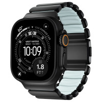 Ремешок Nomad Stratos для Apple Watch 49/46mm Black Icy Blue Glow