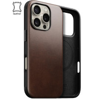 Чохол Nomad Modern Leather Case Rustic Brown Horween for iPhone 16 Pro Max (NM01689485)
