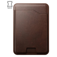 Кожаный кошелек Nomad Mag с Find My Tracking Horween Rustic Brown