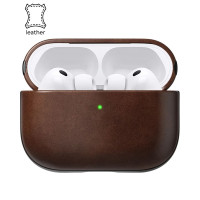 Шкіряний чохол Nomad Modern Horween для AirPods Pro 3 Rustic Brown