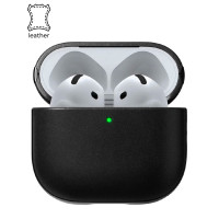 Чохол Nomad Modern Leather Black для Airpods 4th Gen (NM014582858)