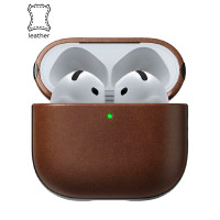 Чохол Nomad Modern Leather Brown для Airpods 4th Gen (NM014599858)