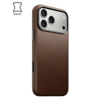 Шкіряний чохол Nomad Traditional Brown для iPhone 17 Pro Max