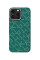 Чехол Pitaka Tactile Woven Case Monogram Green/Gold for iPhone 16 Pro (KI1601PTK) - 2 - 0
