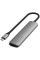 Хаб Satechi 6-in-1 USB-C Slim Multiport Adapter 4K Space Grey - 2 - 0