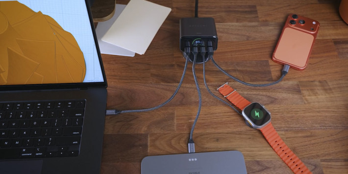 Satechi ChargeView 140W: настольное зарядное устройство USB-C на 140 Вт