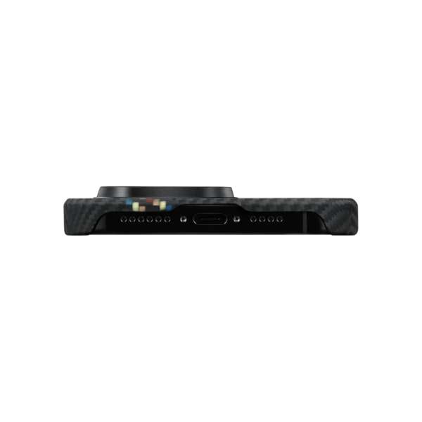 Набор чехол и автодержатель Pitaka MagEZ Case 4 Fusion Weaving Rhapsody для iPhone 15 Pro Max (FR1501PM) и Car Mount Lite Car Vent Black (CM003)