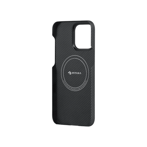 Набір чохол та автотримач Pitaka MagEZ Case 4 Fusion Weaving Rhapsody для iPhone 15 Pro (FR1501P) та Car Mount Pro 2 Car Vent Black (CM2303N)