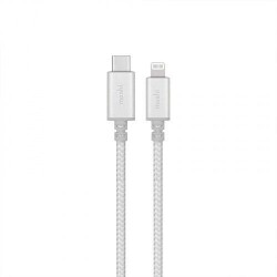 Кабель Moshi Integra™ USB-C to Lightning Cable Jet Silver (1.2 m) (99MO084105)