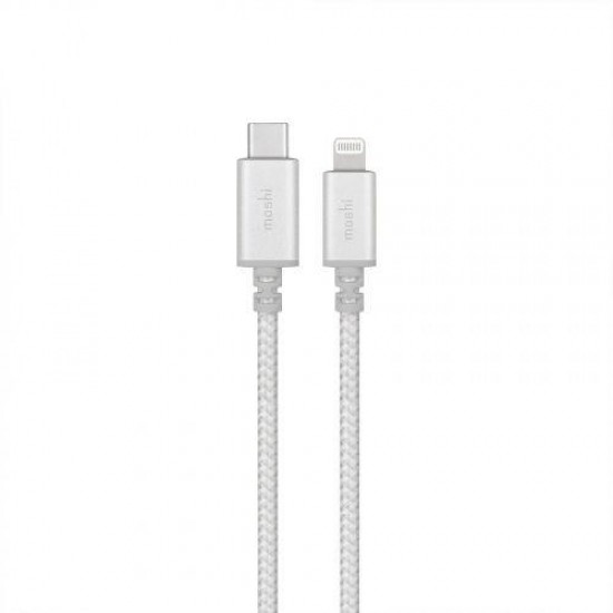 Кабель USB-C to Lightning Moshi Integra™ Cable Jet Silver (1.2 m) (99MO084105)