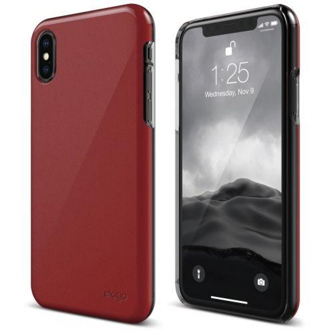 Чохол-накладка Elago Slim Fit 2 Case Red для iPhone X (ES8SM2-RD)