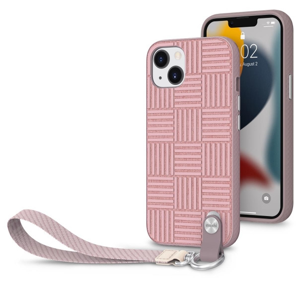 Чохол-накладка Moshi Altra Slim Hardshell Case with Wrist Strap Rose Pink для iPhone 13 (99MO117311)