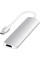 Хаб Satechi Aluminum Type-C Slim Multi-Port Adapter 4K Silver - 2 - 0