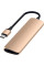 Хаб Satechi Aluminum Type-C Slim Multi-Port Adapter 4K V2 Gold - 2 - 0