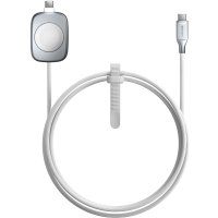 Кабель Nomad USB-C Kevlar Universal White для Apple Watch 1.5 м