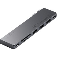 Хаб Адаптер Satechi USB-C Pro Hub Slim Space Gray