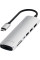 Хаб Адаптер Satechi Aluminum Type-C Slim Multi-Port with Ethernet Adapter Silver - 2 - 0