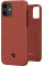 Чехол-накладка Pitaka MagEZ Case Herringbone Red/Orange для iPhone 12 mini - 2 - 0
