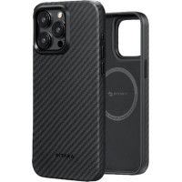 Чехол Pitaka MagEZ Case Pro 4 Twill 1500D Black/Grey для iPhone 15 Pro (KI1501PP)