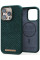 Чехол-накладка Njord Salmon Leather MagSafe Case Green для iPhone 14 Pro - 2 - 0