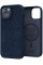 Чохол-накладка Njord Salmon Leather MagSafe Case Blue для iPhone 15 Pro - 2 - 0