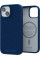 Чехол-накладка Njord Suede MagSafe Case Blue для iPhone 15 - 2 - 0