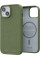 Чехол-накладка Njord Suede MagSafe Case Olive для iPhone 15 - 2 - 0
