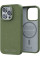 Чехол-накладка Njord Suede MagSafe Case Olive для iPhone 15 Pro - 2 - 0