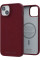 Чехол-накладка Njord Suede MagSafe Case Red для iPhone 15 Plus - 2 - 0