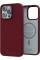 Чохол-накладка Njord Suede MagSafe Case Red для iPhone 15 Pro Max - 2 - 0