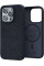 Чохол-накладка Njord Salmon Leather MagSafe Case Black для iPhone 15 Pro - 2 - 0