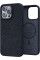 Чохол-накладка Njord Salmon Leather MagSafe Case Black для iPhone 15 Pro Max - 2 - 0