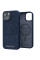 Чехол-накладка Njord Salmon Leather MagSafe Case Blue для iPhone 14 - 2 - 0