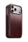 Шкіряний чохол-книжка Nomad Modern Folio Horween Burgundy для iPhone 17 Pro - 2 - 0