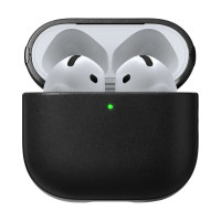Чехол Nomad Modern Leather Black для Airpods 4th Gen (NM014582858)
